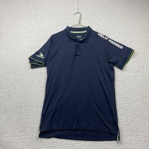 Helly Hansen x Hydro Power Men's Short Sleeve Polo Shirt Dark Blue Preppy Rerad